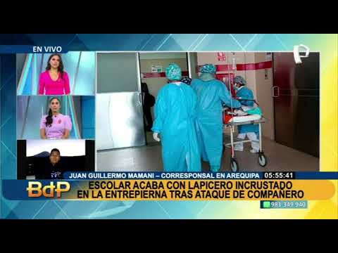 Incrustran lapicero en la entrepierna de un escolar en Arequipa