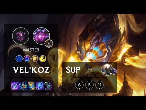 Vel'Koz Support vs Pantheon - EUW Master Patch 11.1