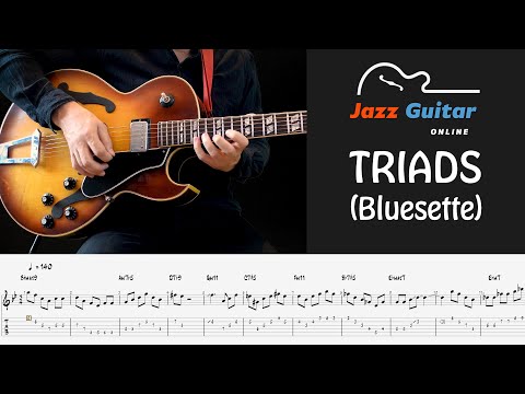 Bluesette (Toots Thielemans) – Jazz Guitar Soloing with Triads