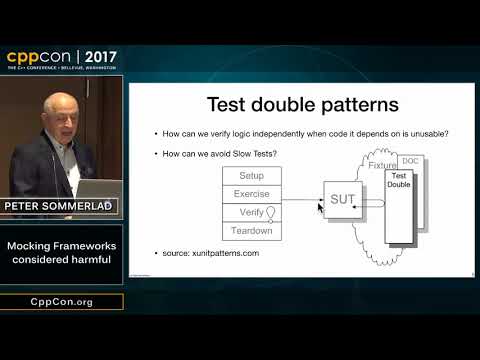 CppCon 2017: Peter Sommerlad “Mocking Frameworks considered harmful”