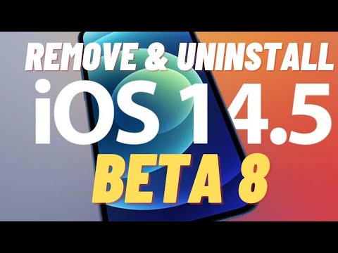 How To Uninstall iOS 14.5 Beta 8 From iPhone & iPad !! Remove iOS 14.5 Beta 8 From iPhone & iPad