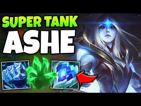 SUPER TANK ASHE IS STILL 100% BROKEN AS A TOP LANER (KITE ANYONE) - League of Legends