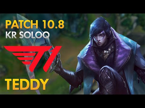 T1 Teddy - Bot Lane: Aphelios vs Kalista - KDA 12/0/10
