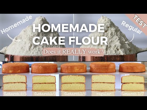 Homemade Cake Flour - Does it REALLY work the same?? Let’s test.