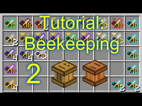 Minecraft Tutorial: Beekeeping [HD] (Forestry Mod)--#2--Carpenter & Squeezer