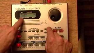 Video thumbnail for King of Dr Rhythm DR -3 how to make your own beats n bass lines . by PsychODelic Angel/Dara and Frank