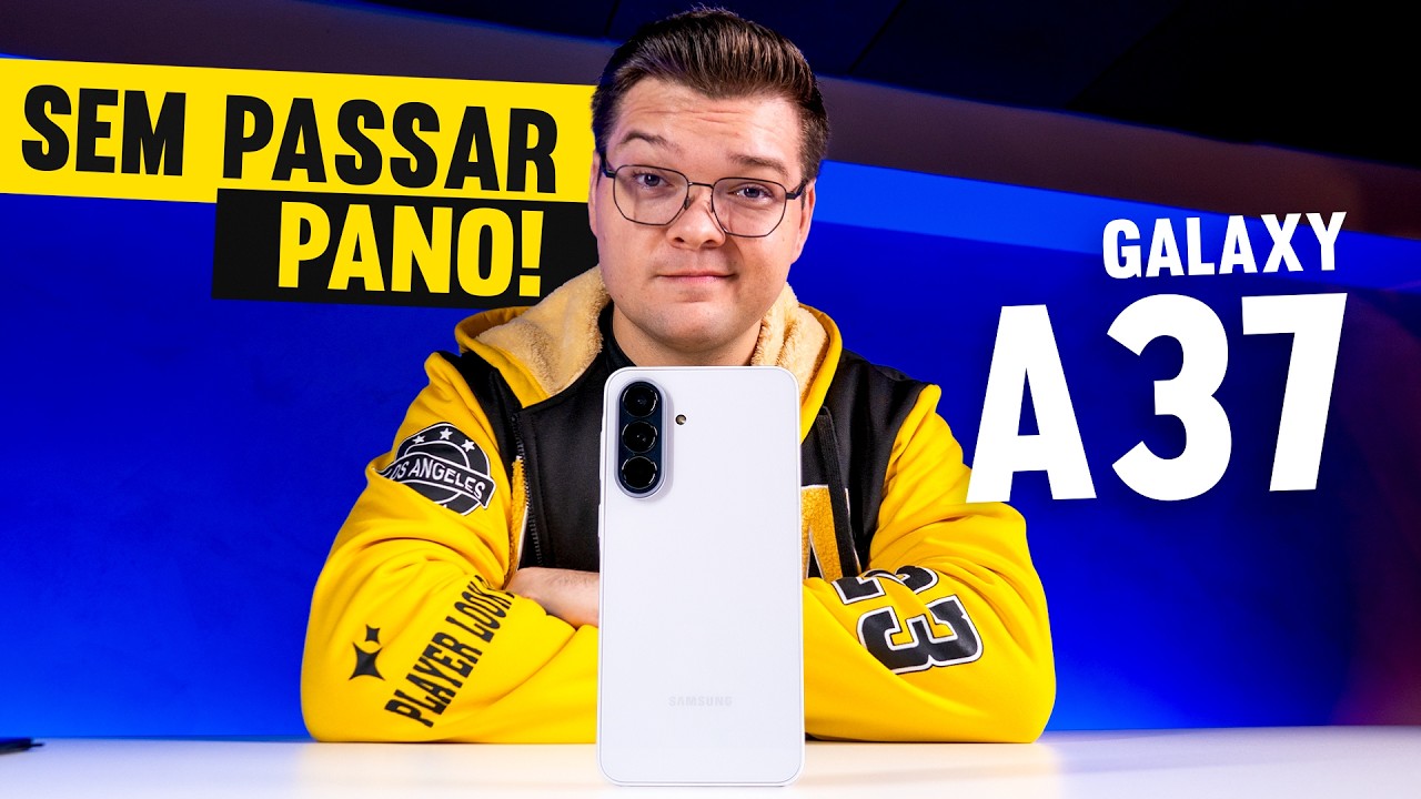 Miniatura da avaliação em vídeo de Smartphone Samsung Galaxy A37 5G 128GB 8GB RAM