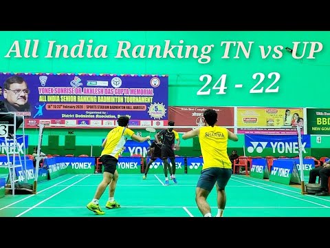All India Ranking TN vs UP - CHANDRAMOULEE THAMARAI vs UTKARSH ARORA SAURABH SHARMA Bareily National