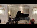 Aidan Williams Brusubardis Playing His First Original Composition Titled Lietus At WCM