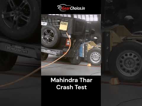 Mahindra Thar Crash Test 2025