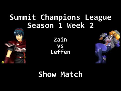 SCL1.2 - Zain (Marth) vs Leffen (Sheik) - Show Match