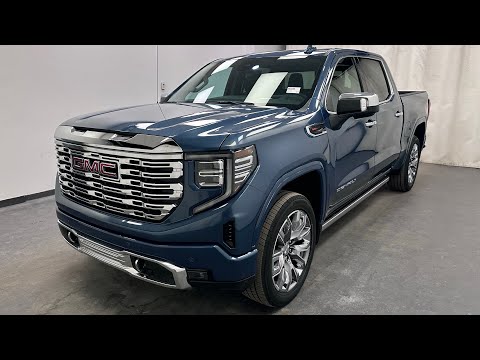 2026 GMC Sierra 1500 Crew Cab Short Box 4-Wheel Drive Denali in Blue for sale at Davis GMC Buick Lethbridge in Lethbridge, AB