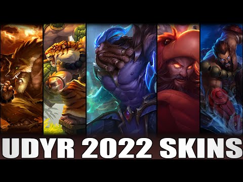 ALL UDYR SKINS 2022 (Before Rework) - Including Dragon Oracle Udyr
