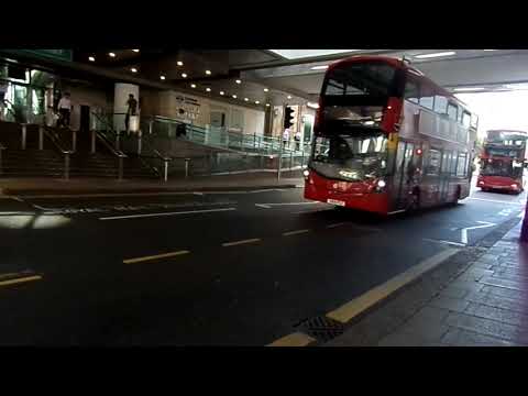 Wright Streetdeck HEV96 Micro-Hybrid Tower Transit WH31119 SK19FCZ at Canary Wharf Station