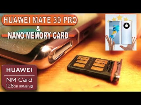Huawei Mate 30 Pro & Nano Sim  Card How to  or Remove