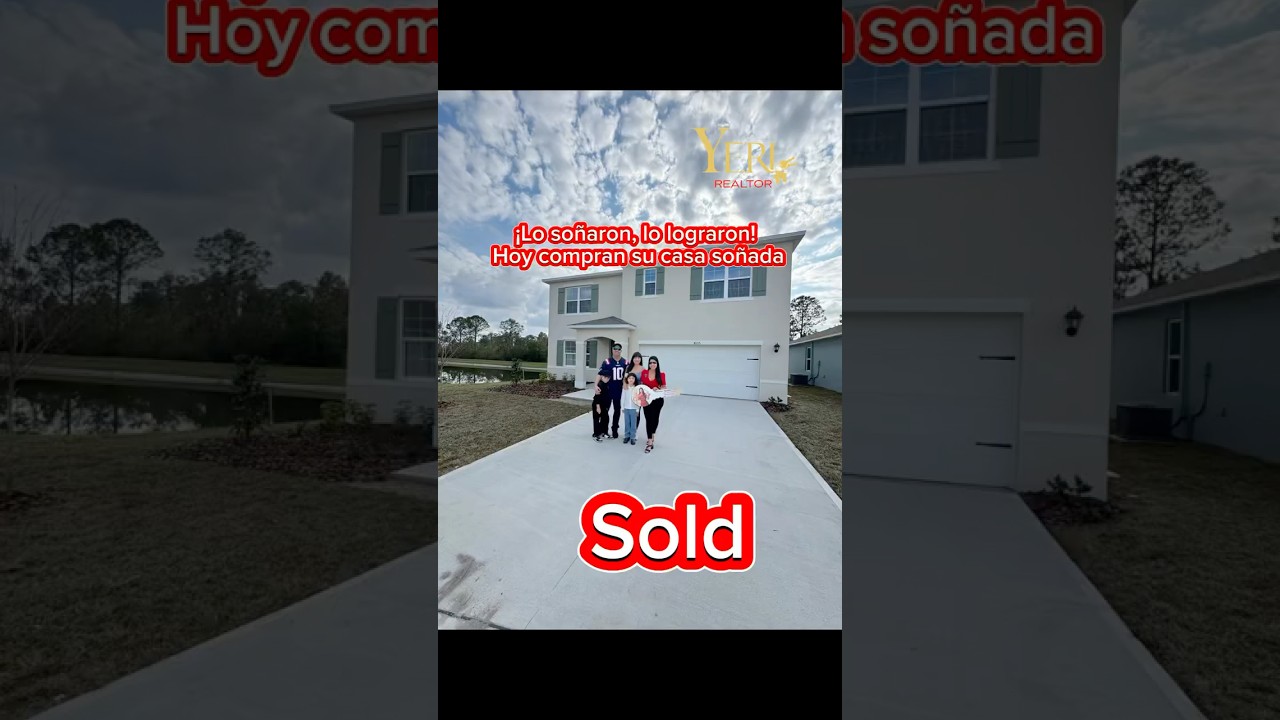 Otra familia feliz por comprar su casa nueva, Les conseguí los mejores incentivos