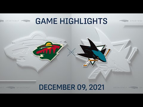NHL Highlights | Wild vs. Sharks - Dec. 9, 2021