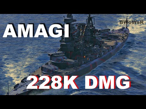 VIII AMAGI - 229K DMG - World of Warships
