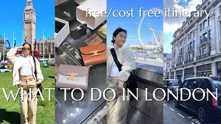 SG TO LONDON UK vlog | branded shopping (no tax refund?), tourist attractions to go, free itinerary