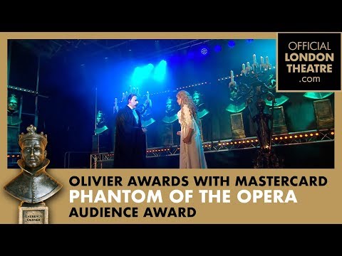 The Phantom of the Opera wins Audience Award | Olivier Awards 2016 with Mastercard
