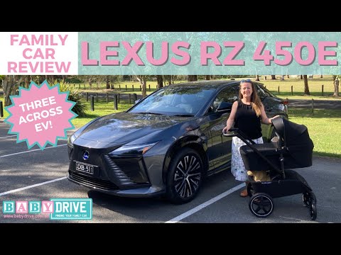 Our FAMILY-FRIENDLY Test of the 2023 LEXUS RZ Electric SUV!