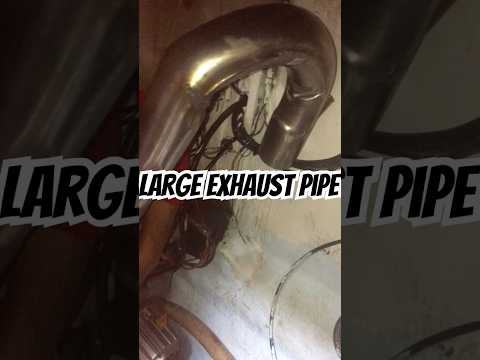 A Large Exhaust Pipe On A 38foot SailBoat #shortvideo #sailboat #pipe #viral #youtubevideo #shorts