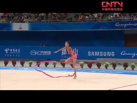 202 Peng LinyiCHN Ribbon   Asian Games 2010 Team Final