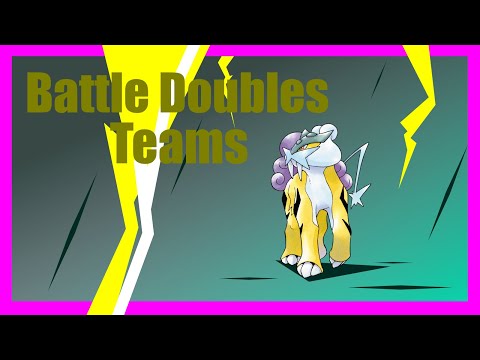 Battle Doubles Teams with Raikou in Rain | Pokémon Pokemon XY ORAS with Politoed Ludicolo Scizor