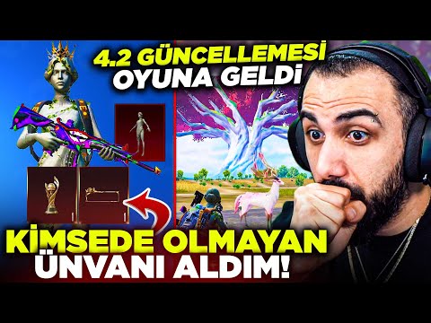 YENİ GÜNCELLEME GELDİ! KİMSEDE OLMAYAN KOLEKSİYON ÜNVANINI ALDIM! 😱  YENİ BEDAVA SET | PUBG MOBILE