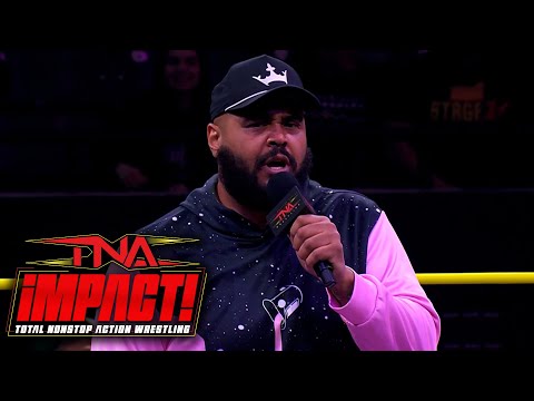 EXCLUSIVE: AJ Francis DRIVEN THROUGH Table By Rich Swann | TNA iMPACT! January 1, 2026