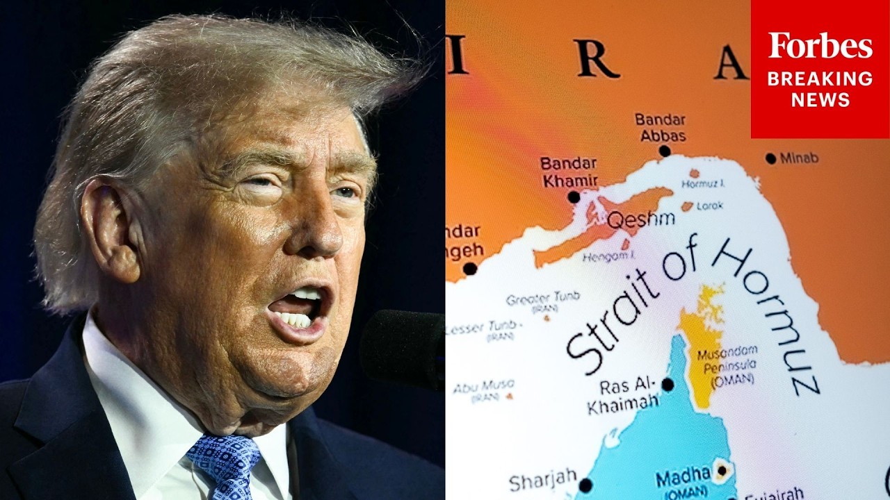 Video | BREAKING: Trump Speaks Out After Accusing Iran Of Breaching The Ceasefire In The Strait Of Hormuz
