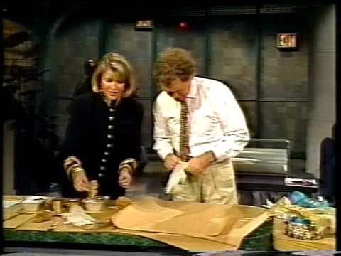 Martha Stewart on David Letterman - Holidays 1989, 1990