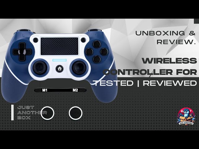 Vídeo relacionado con CHEREEKI Mando Inalámbrico para PS4, Pro, Slim con Doble Vibración, Giroscópico, Turbo, Touchpad y Conector de Audio