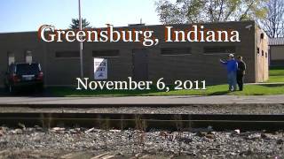 preview picture of video 'Cincinnati Railway Co to Greensburg, Indiana 11-6-2011'