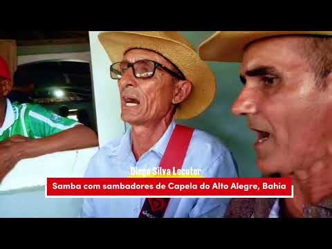Samba com sambadores de Capela do Alto Alegre, Bahia