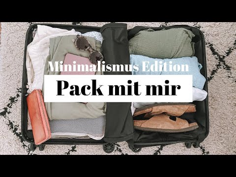 Minimalism Edition packing for 1 week vacation + packing list