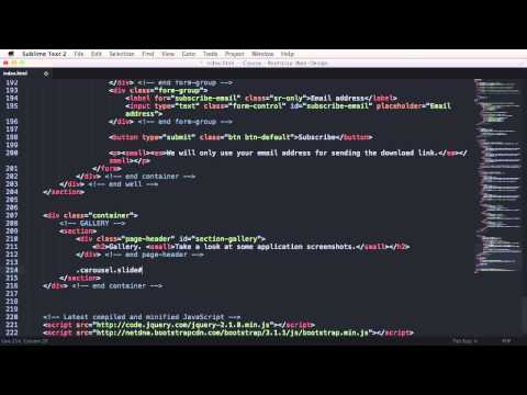 Bootstrap 3 for Web Design   5 3  Call to Action and Gallery