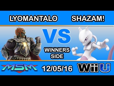 MSM 77 - Iyomantalo (Ganondorf, Zelda) Vs. Shazam! (Mewtwo) Winners Side - Smash Wii U