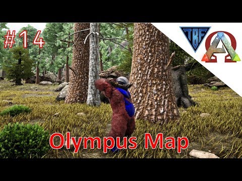 Olympus Map! E14 - Ark Survival Evolved - Rex tame and breeding - Gigantopithecus leveling