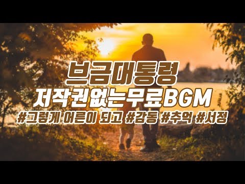 [브금대통령] (감동/추억/ Lyrical) 그렇게 어른이 되고/That I Have Grown Up [무료음악/브금/Royalty Free Music]
