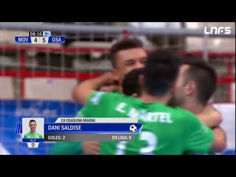 Gol Dani Saldise (4-5) Movistar Inter - Osasuna Magna. 1Div, J18