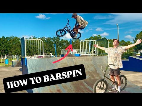 BMX HOW TO - BARSPIN with Tyler Fernengel