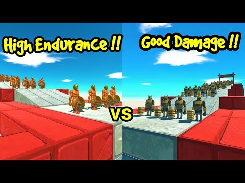 ATTACK VS DEFENSE achilles army vs ghor army ARBS animal revolt battle simulator
