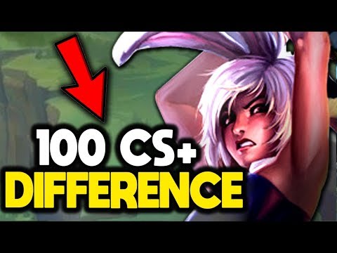 HOW TO WIN BY 100+ CS WITH RIVEN - SEASON 10 RIVEN GAMEPLAY GUIDE - League of Legends