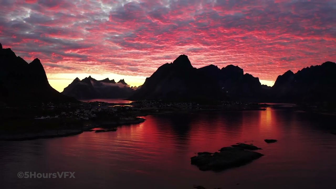 Sunset of Earth - 8K UHD Dolby Vision -  Relaxing Music