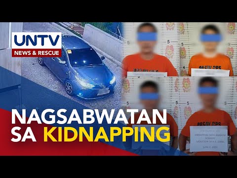 1 police major at 3 police sergeant, sangkot umano sa kidnapping ng 4 na dayuhan sa Pasay City