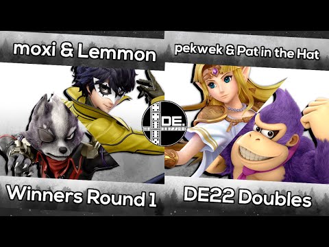 moxi/Lemmon (Wolf/Joker) vs. pekwek/Pat in the Hat (Zelda/DK) | DE22 SSBU Doubles WR1