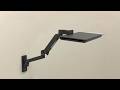 Ergotron LX Pro Wall Keyboard Arm: Installation & Adjustment