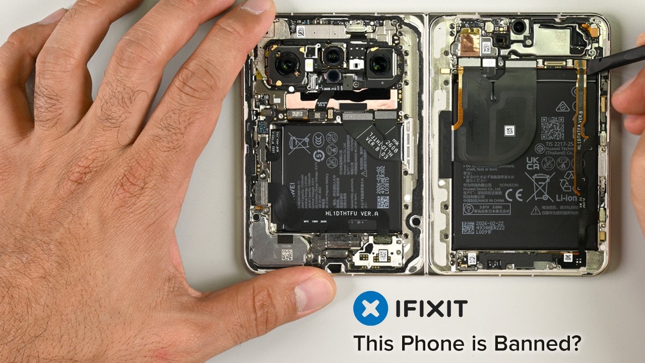 This Foldable Looks Like the Future… Until You Repair It - Huawei Pura X Max Teardown