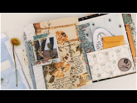 junk journal with me  process video ideas tips